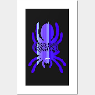 Tarantula Silhouette V102 (Vertical) Posters and Art